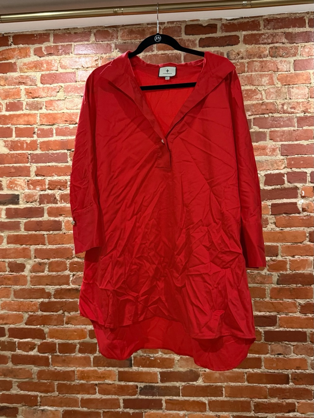 Tuckernuck Red Hooded Mini Dress